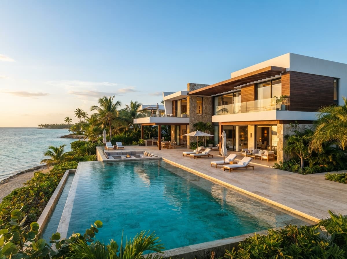Villa en Cabarete con balcón